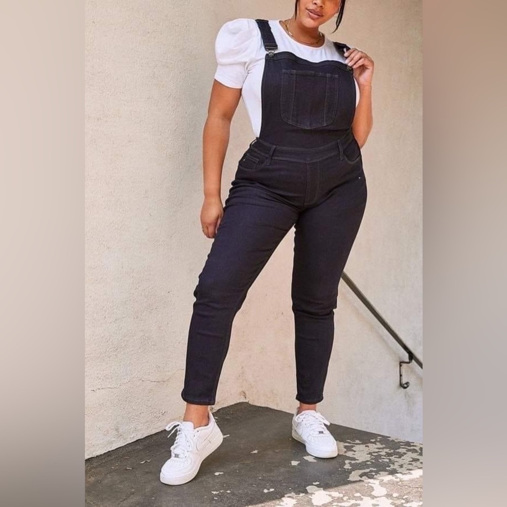 Black KanCan Overalls